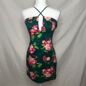 Forever 21 Floral Crisscross Dress